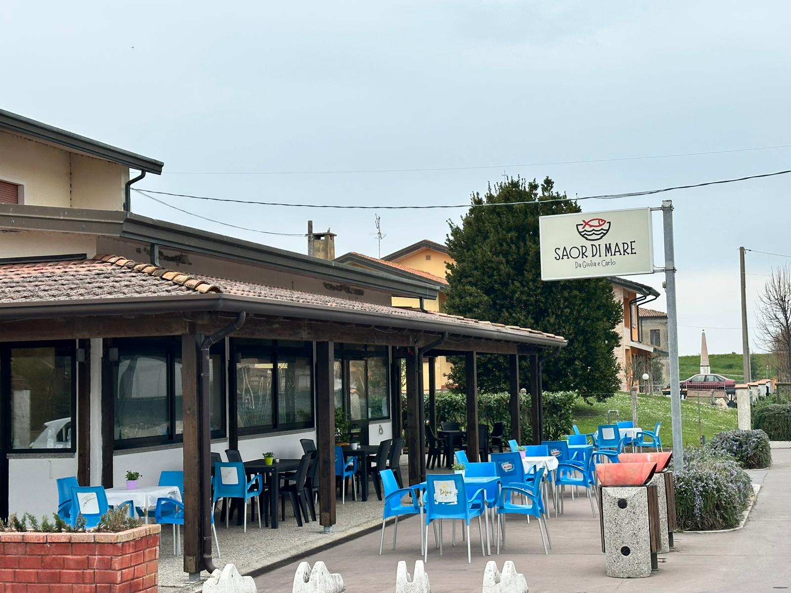 Esterno Saor di Mare con insegna